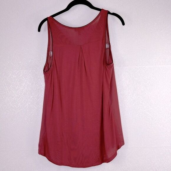 Express Zip Front Piped Hudson Tank Top L - Picture 3 of 5